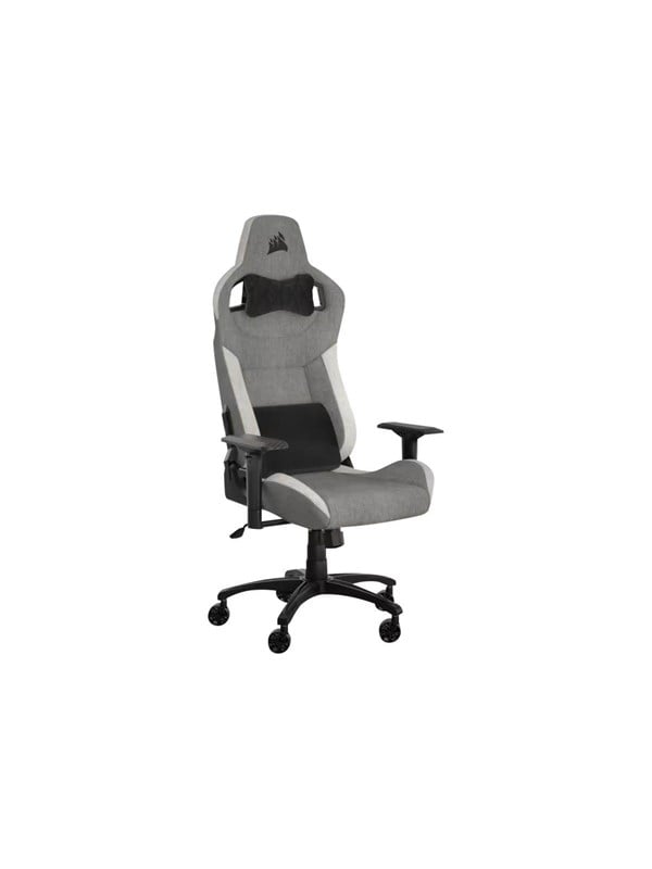 Corsair T3 RUSH - gaming chair - fabric - grey white Gaming Stol - Tyg - Upp till 120 kg