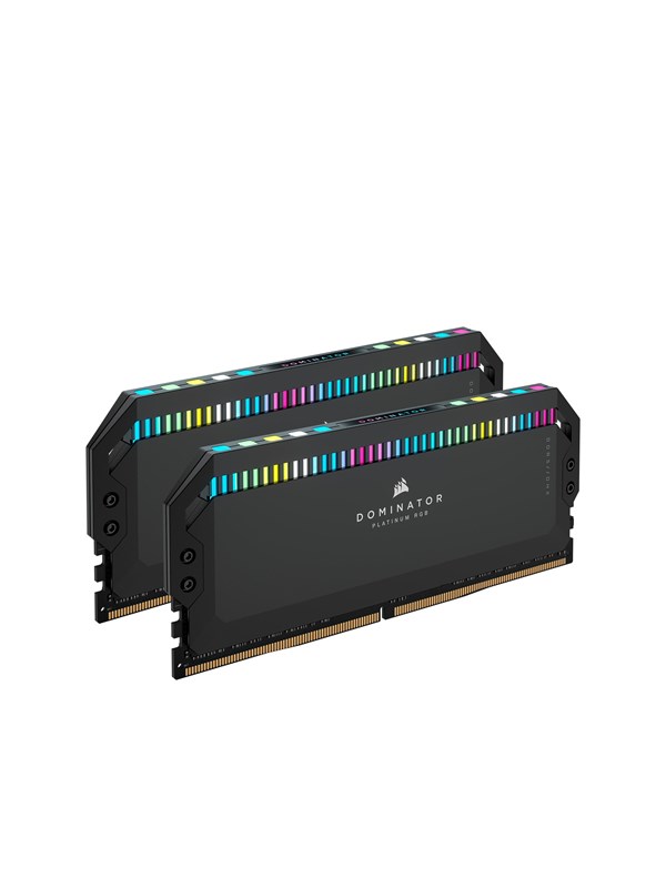 Corsair Dominator Platinum Rgb Ddr5 6400 64gb Cl32 Dual Channel 2 Pcs Intel Xmp Svart Med Rgb