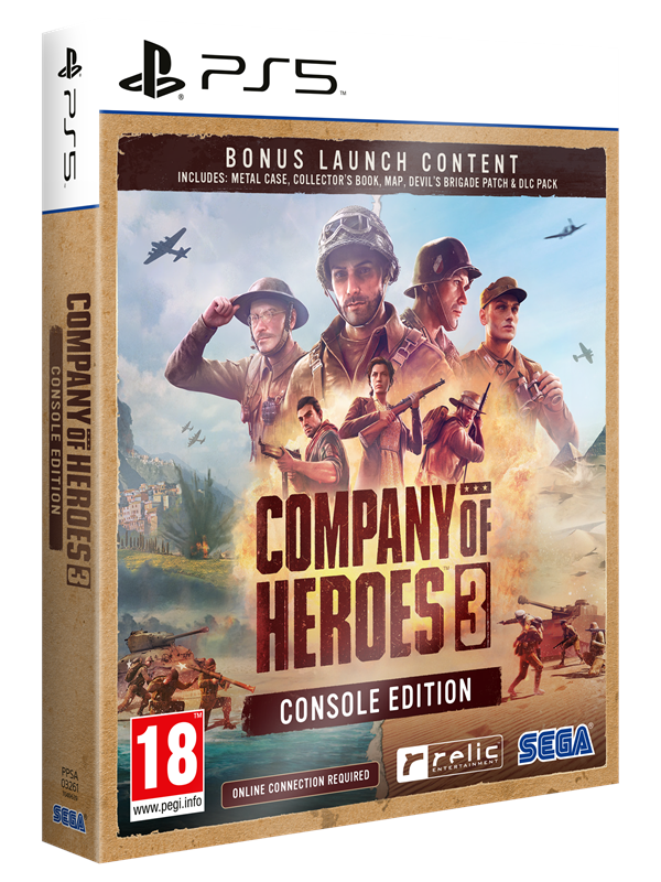 Company Of Heroes 3 Console Edition Steelbook Sony Playstation 5 Strategi