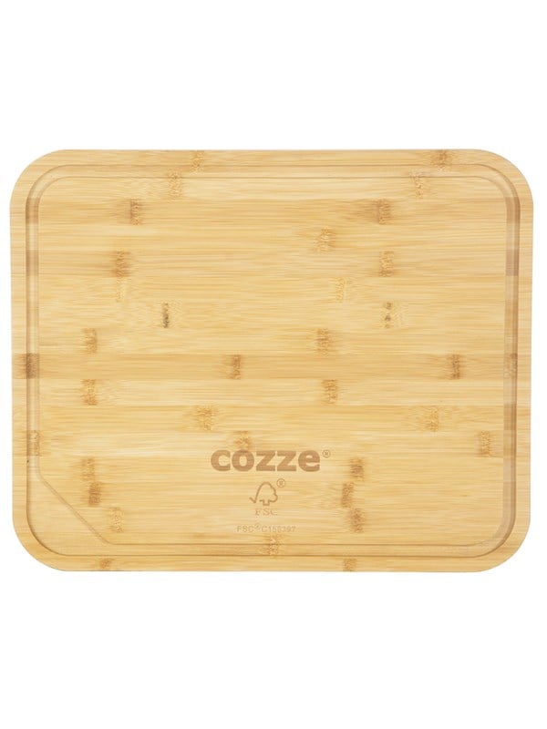 cozze ®-pizzaskärbräda 430x350x20 mm.