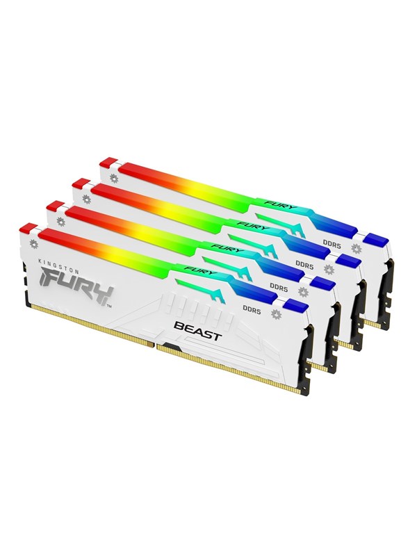 Kingston Fury Beast Rgb Ddr5 5200 64gb Cl40 Quad Channel 4 Pcs Intel Xmp Vit Med Rgb