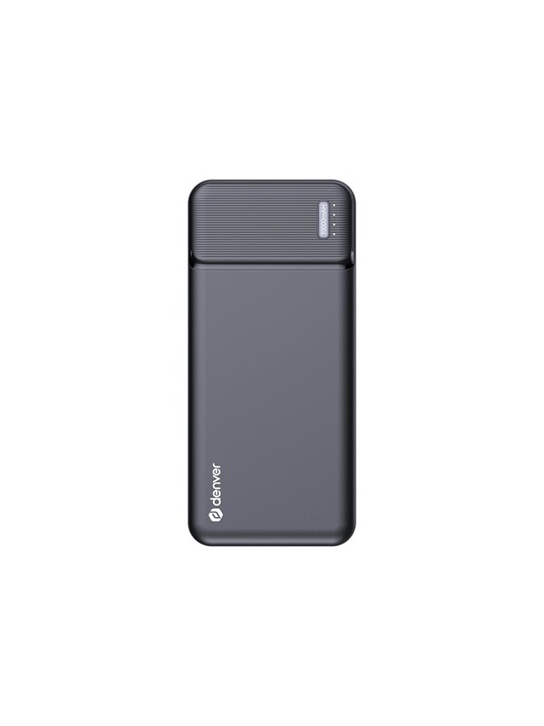 DENVER power bank - Li-pol - 2 x USB USB-C - 18 Watt PowerBank - 10000 mAh