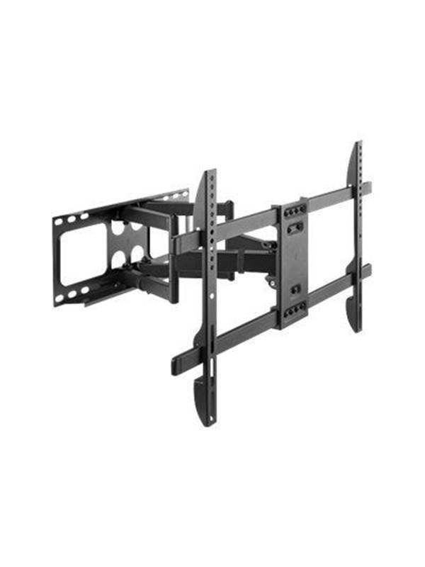 Gembird WM-80RT-02 - mounting kit - Rotate &amp; Tilt - for LCD TV - fine texture black - Max 60 kg - recommended for 80"