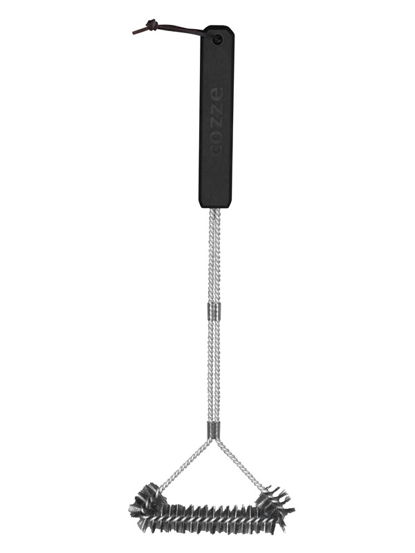 cozze ® grillborste 30x6x40 cm med PP-handtag - rostfritt stål