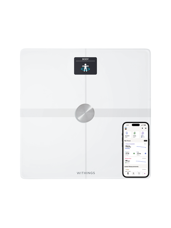 Withings Analysvåg Body Smart - White Vit - SEK 929 - Spara 28%