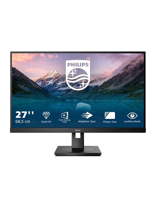 Produktfoto för Philips S-line 275S9JML - LED-skärm - 27 - 2560 x 1440 QHD @ 75 Hz - VA - 300 cd/m² - 4000:1 - 4 ms - HDMI, DisplayPort - högtalare - svart med struktur