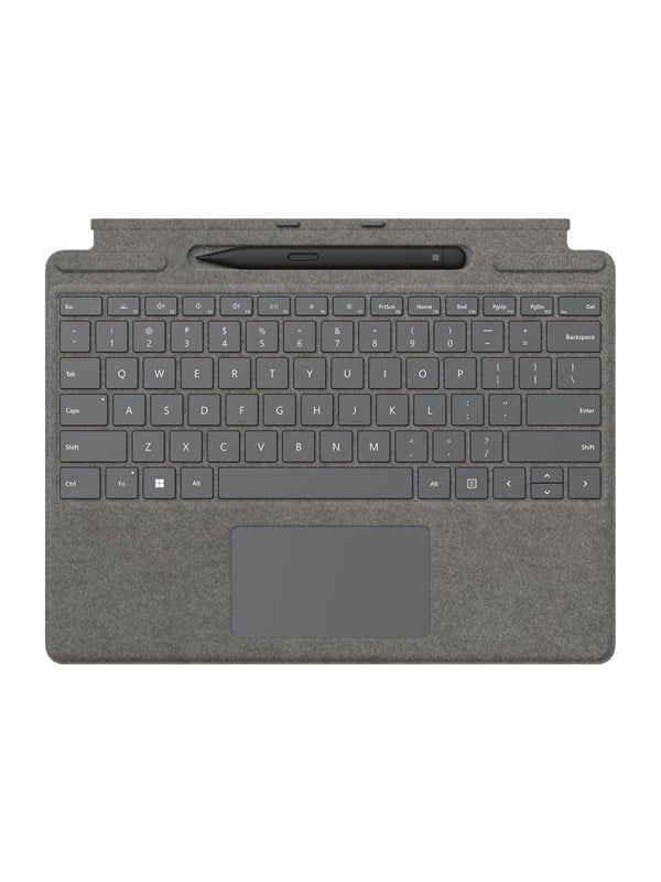 Microsoft Surface Pro Signature Keyboard Tangentbord Fransk Grå