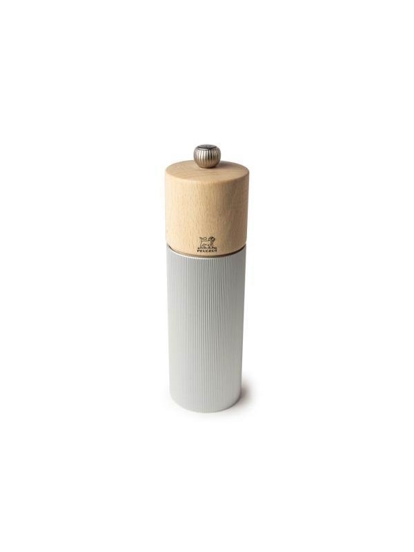 Peugeot Pepper mill Line 18 cm grey Aluminium/Beech