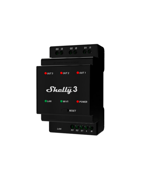 Shelly Pro 3 Relais - 3 Phase