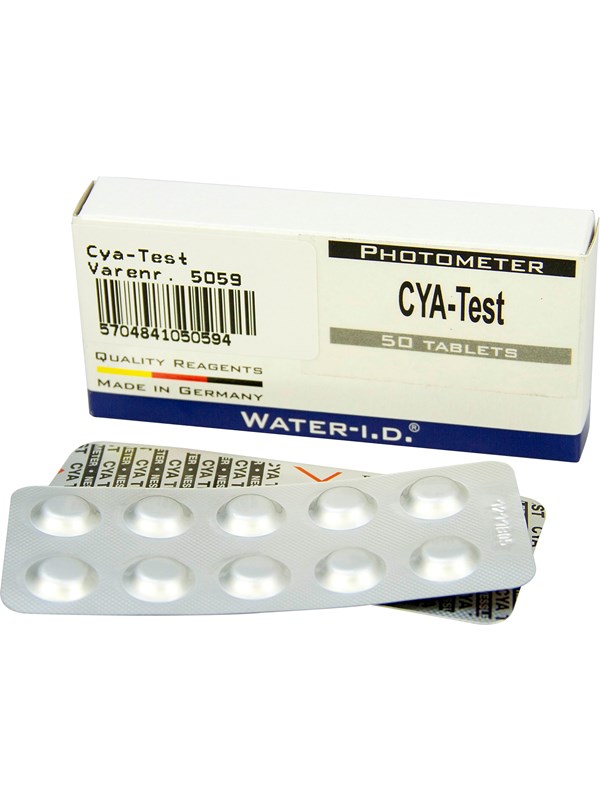 Produktfoto för Swim & Fun Pool Lab Refill CYA-Test 50 pcs