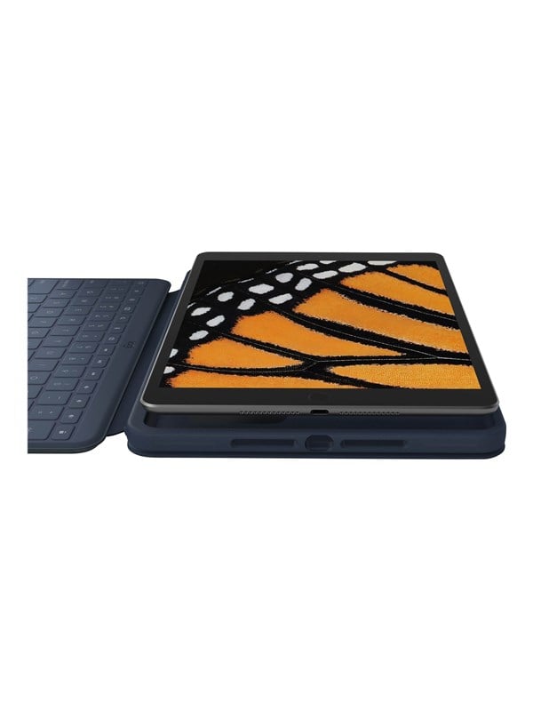 Logitech Rugged Combo 3 Touch For Education Keyboard And Folio Case With Trackpad Azerty French Classic Blue Tastatur & Folio Set Fransk Blå