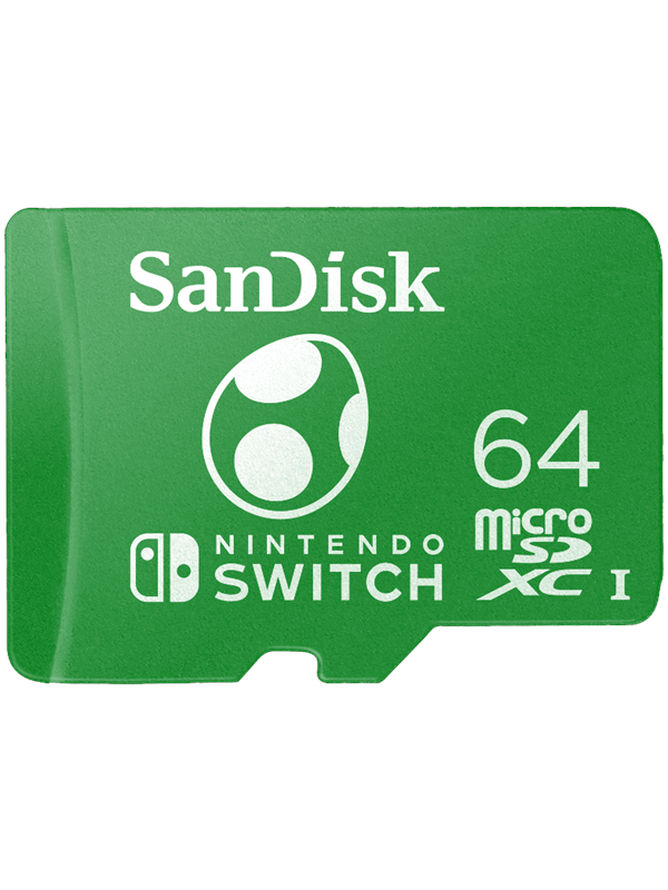 Sandisk Nintendo Switch Microsd 100mb/s 64gb Yoshi Edition