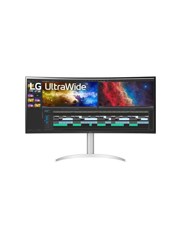 Produktfoto för 38" LG UltraWide 38BQ85C-W - LED monitor - curved - 38" - HDR - 5 ms - Skärm