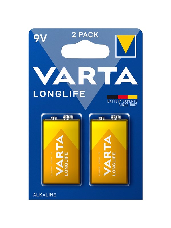 VARTA Longlife 4122 battery - 2 x 9V - Alkaline
