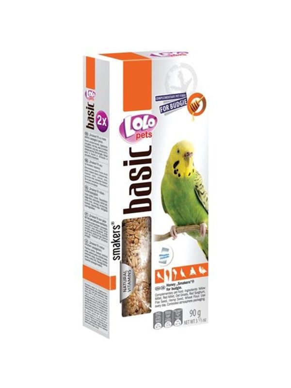 Lolo Pets 2x seed sticks budgie with honey