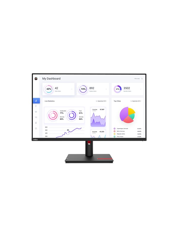 31.5" Lenovo ThinkVision T32p-30 - 3840x2160 (4K) - IPS - 90W USB-C
