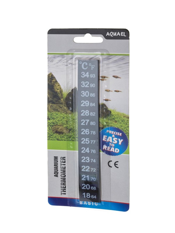 AQUAEL T9 Självhäftande termometerremsa för akvarium & terrarium