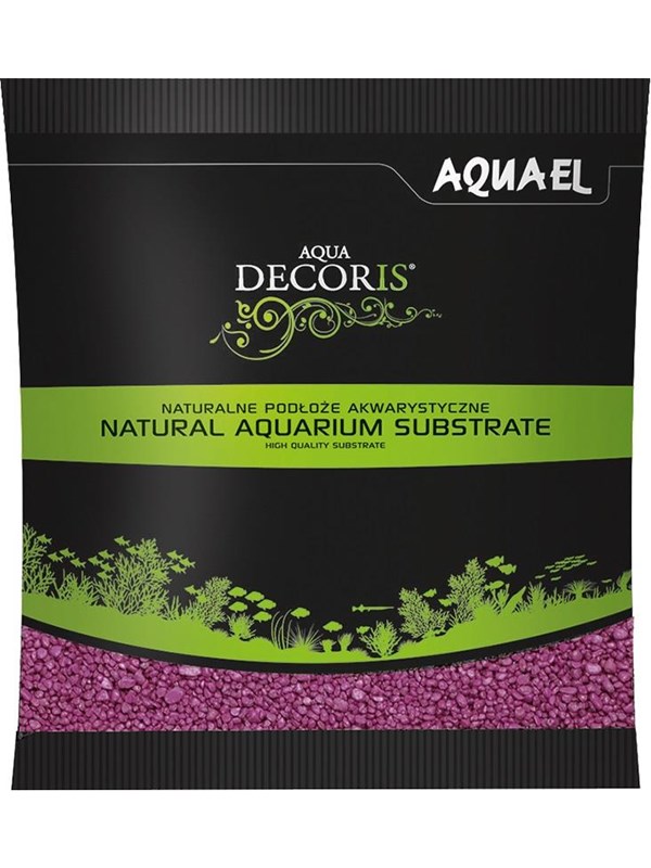 AQUAEL Aqua Decoris Substrat för Akvarium Fuchsia 1kg
