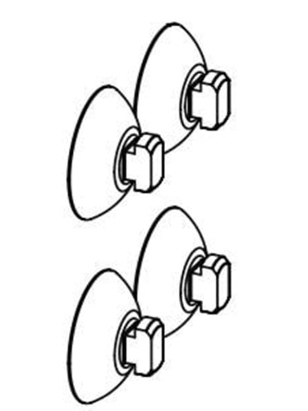 AQUAEL Sugpropp 4 pack Fan mini micro