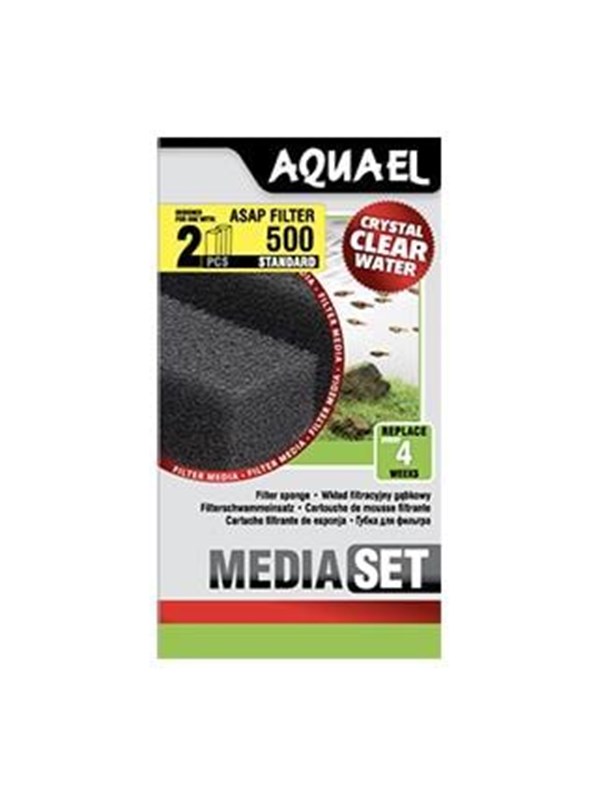 AQUAEL Filtersvamp ASAP 500 2-pack