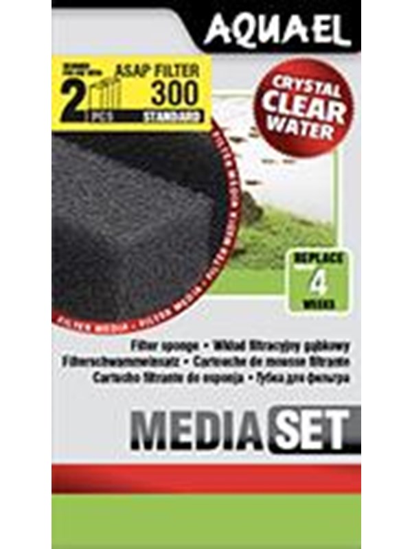 AQUAEL Filtersvamp ASAP 300 2-pack