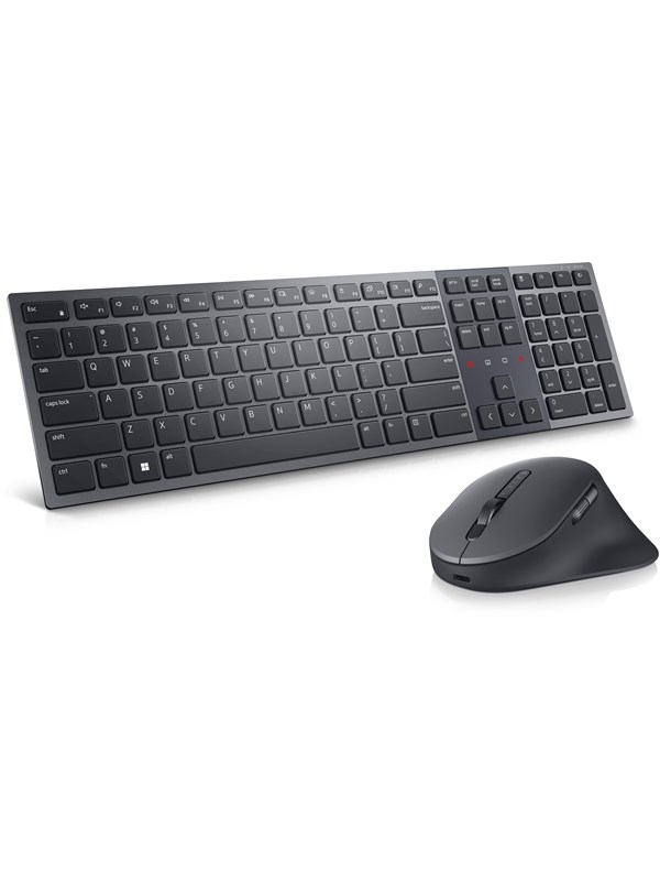 Produktfoto för Dell Premier KM900 - keyboard and mouse set - collaboration - QWERTY - Pan Nordic - graphite - Tastatur & Mus set - Nordisk - Grå