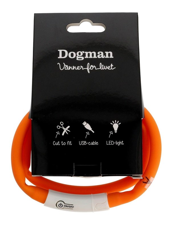 Dogman LED-ring silicon orange