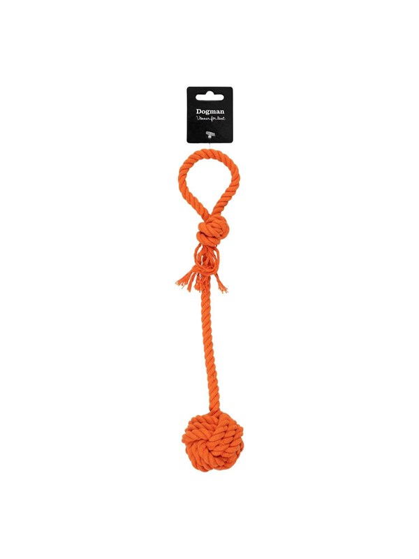 Dogman Leksak boll rep orange 35cm