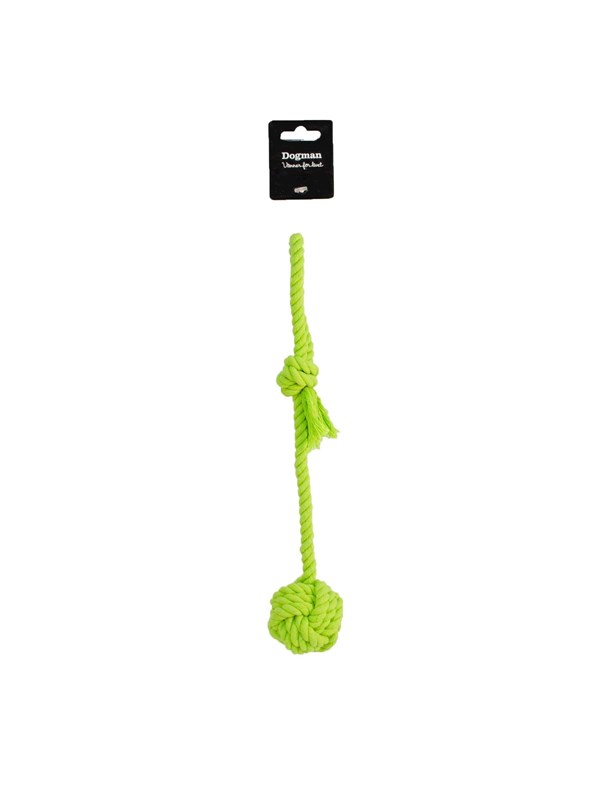 Dogman Leksak Boll/Rep Grön 6/35cm