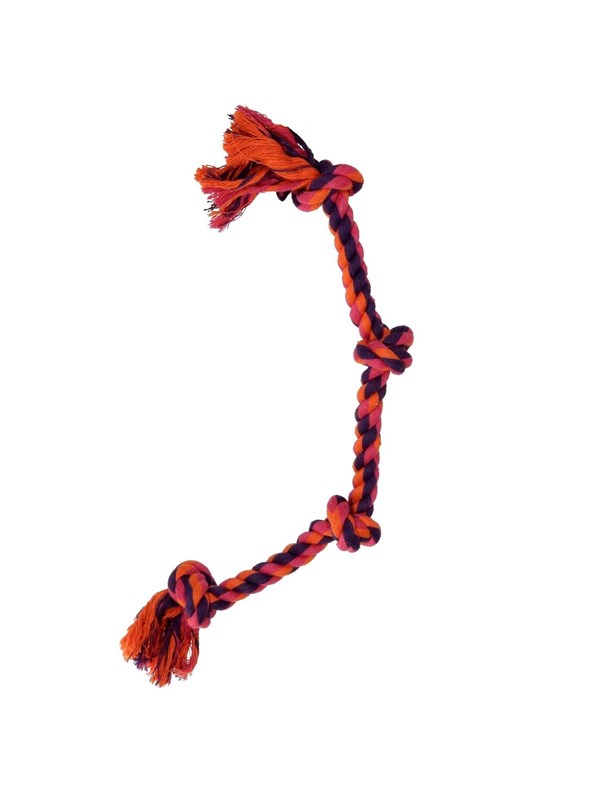 Dogman Hundleksak Rep med 4 Knutar 44cm