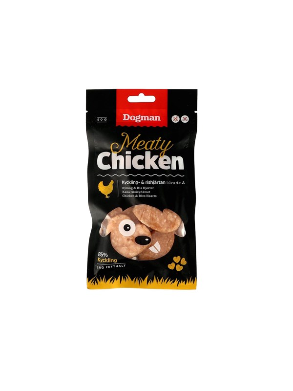 Dogman Kyckling och rishjärtan 80g