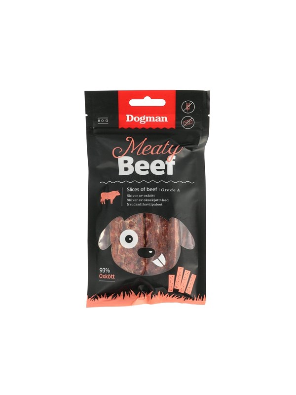 Dogman Slices of Beef 80g