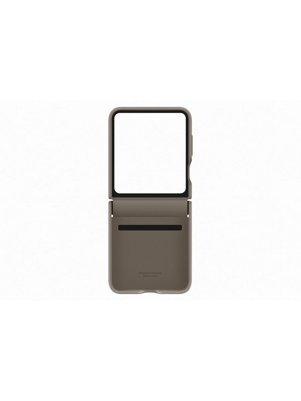 Samsung Galaxy Z Flip5 Flap Eco Leather Case Etoupe