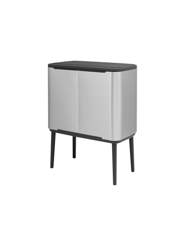 brabantia Bo Touch Bin - rubbish bin - 33 L - matt steel