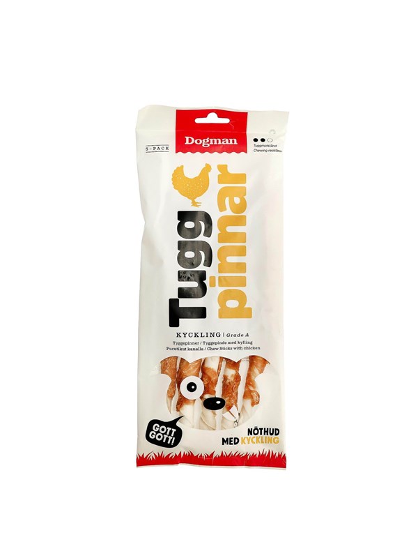 Dogman Tuggpinnar med kyckling 5-pack