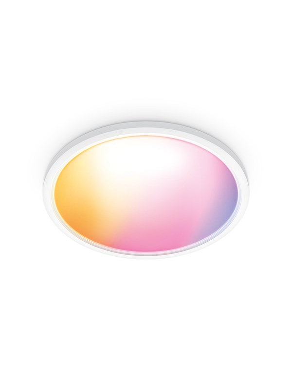 Wiz Superslim Taklampa 22w 2700 6500k Rgb Vit