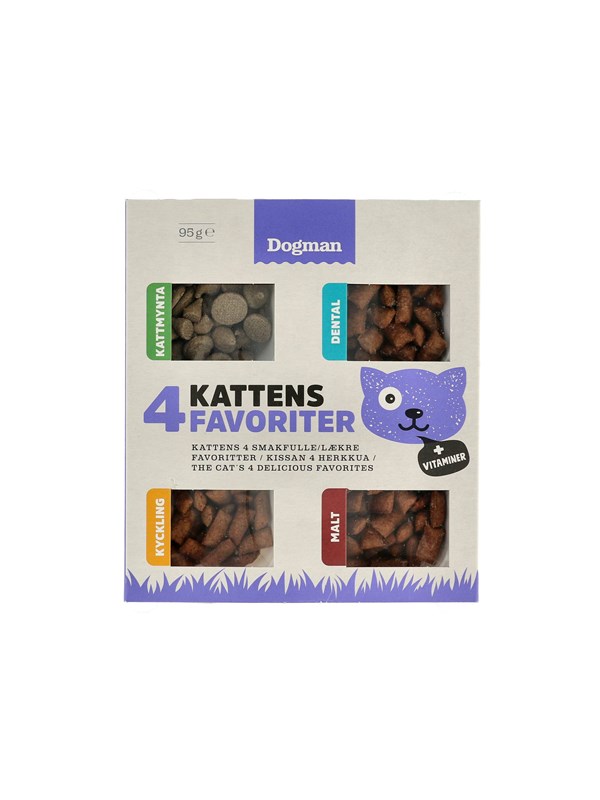 Dogman Kattens 4 Läckra Favoriter 95g