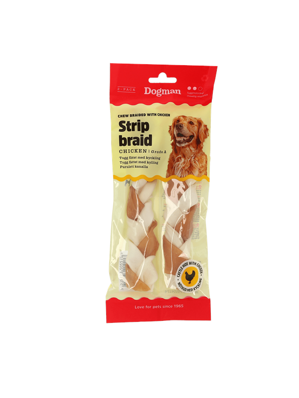 Dogman Chicken Strip Braid 2-pack M