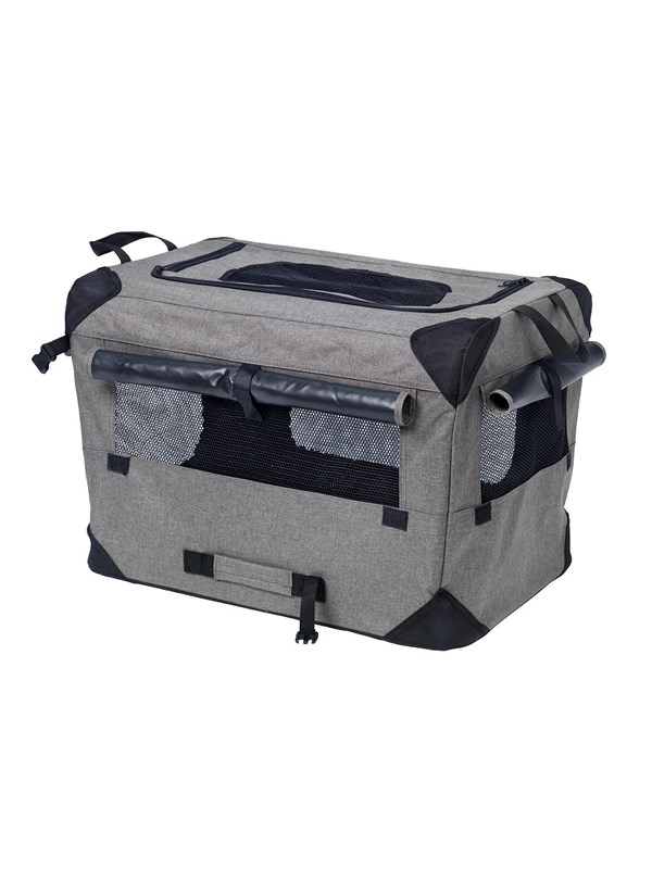 Dogman Milou Canvas Crate Grey Small 49.5x34.5x35cm