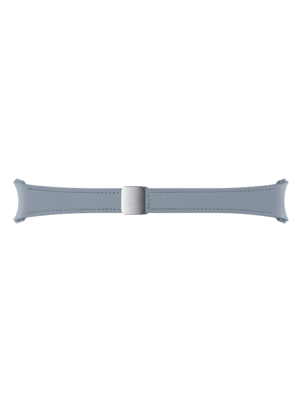 Samsung Galaxy Watch6 D Buckle Hybrid Eco Leather Band Slim S/m Blue