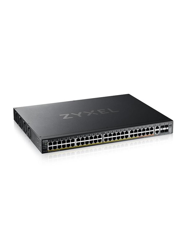 ZyXEL XGS2220-54HP 48-port GbE PoE L3 Access Switch with 6 10G Uplink (600W)