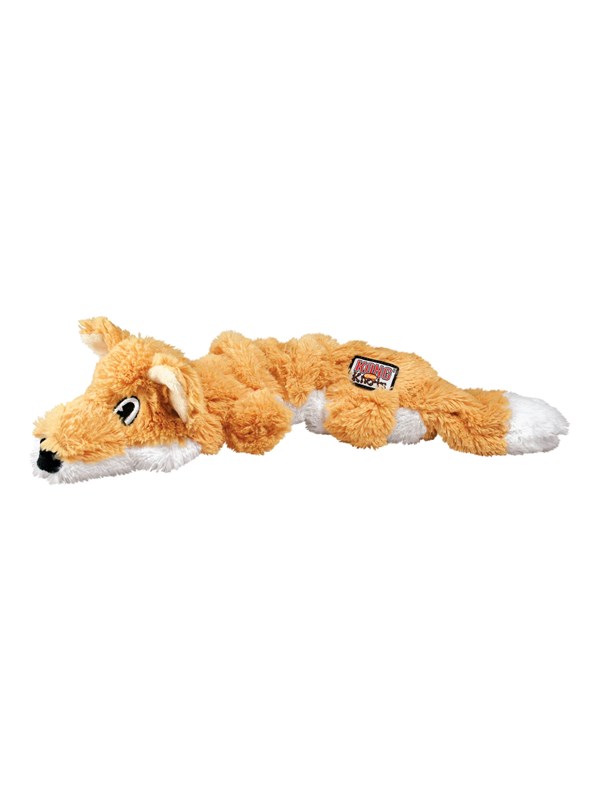 KONG Pet Toy Scrunch Knots Fox M/L 38cm