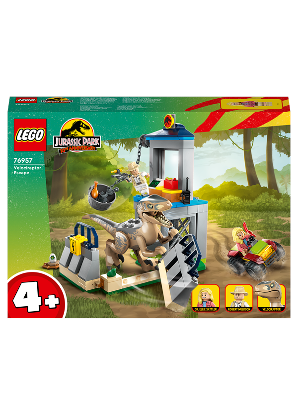 Lego Jurassic World 76957 Velociraptorflykt