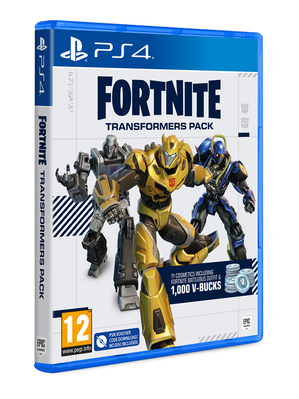 Fortnite: Transformers Pack Code In A Box Sony Playstation 4 Action