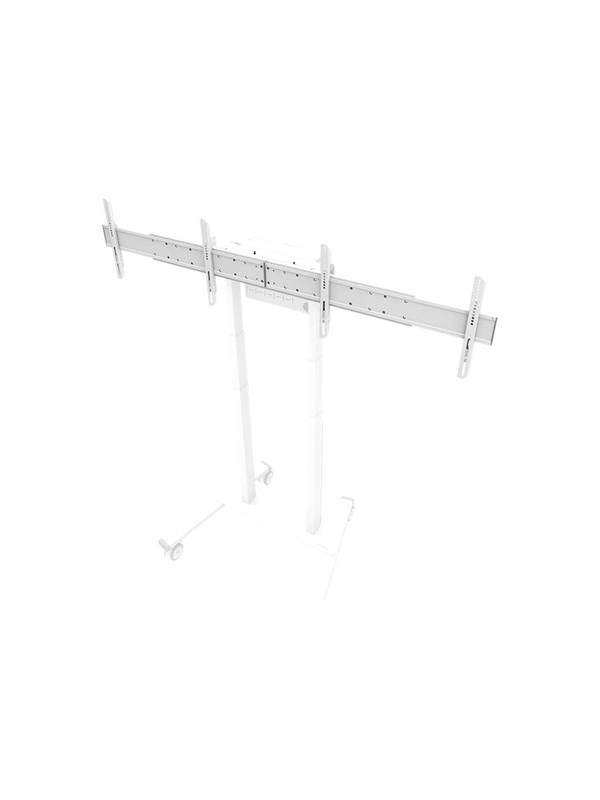 Neomounts ADM-875WH2 mounting component - for 2 LCD displays - white - Max 100 kg - recommended for 65"