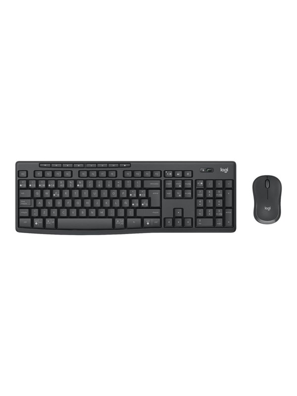 Logitech Mk370 Combo For Business Tastatur & Mus Set Engelska Storbritannien Svart