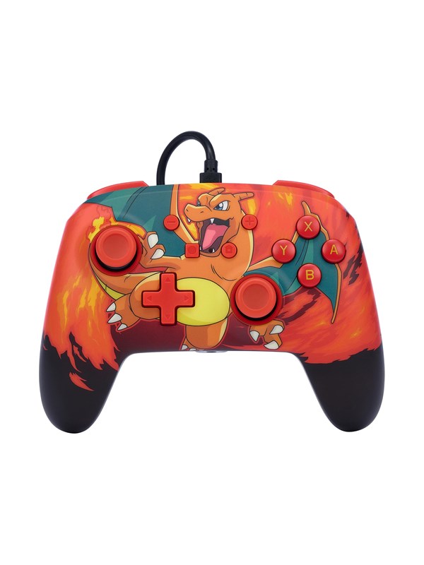 PowerA Förbättrad trådbunden handkontroll för Nintendo Switch - Charizard Vortex - Wired Controller - Nintendo Switch