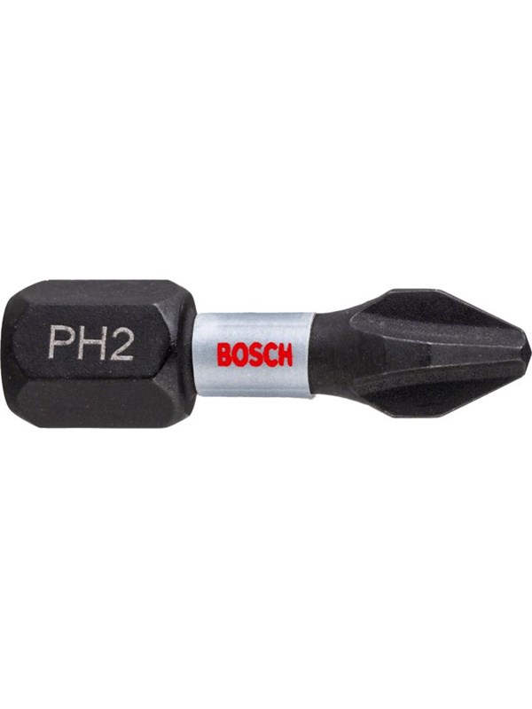 Bosch IMPACT CONTROL SCREWDRIVER BIT SET PHILLIPS 2 PCS FOR DRIVERS
