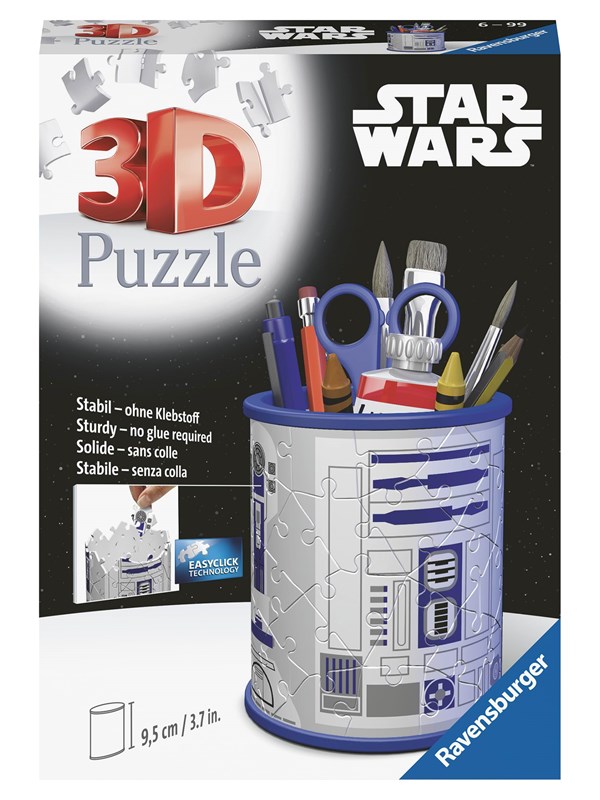 Ravensburger 3d Star Wars R2d2 Pencil Cup 54p 3d Pusselspel