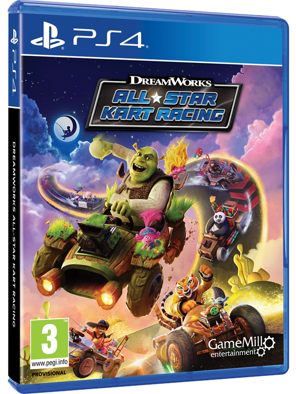 Dreamworks All Star Kart Racing Sony Playstation 4 Racing